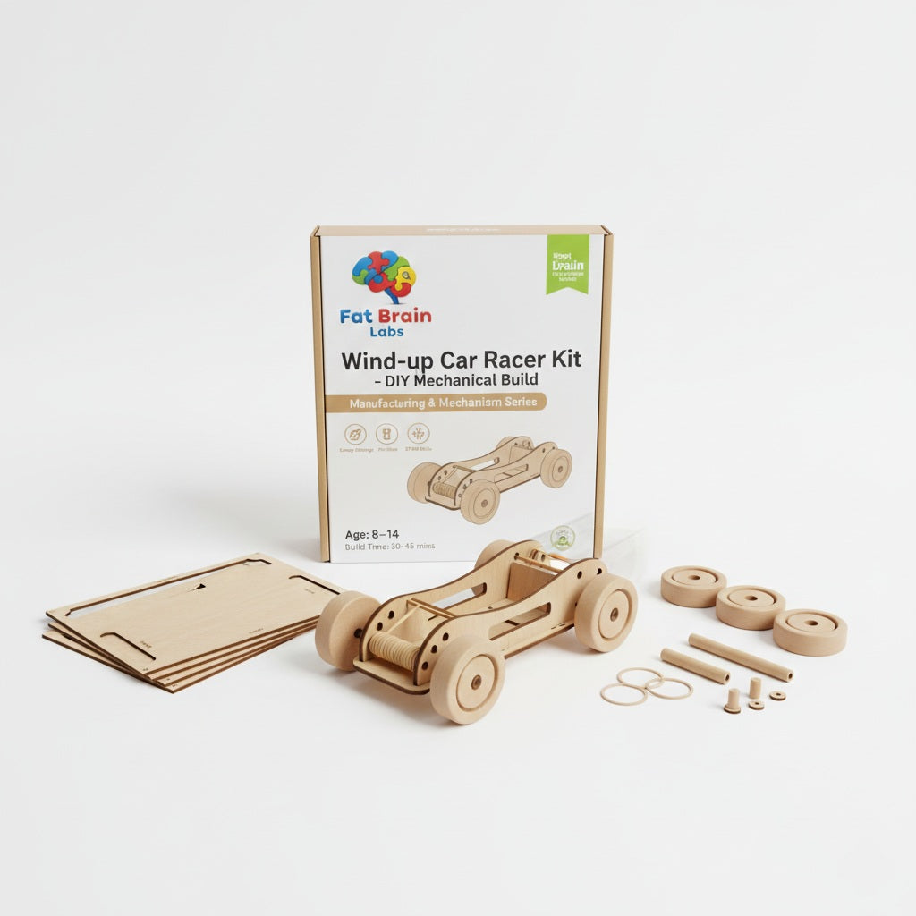 Wind-up Car Racer Kit