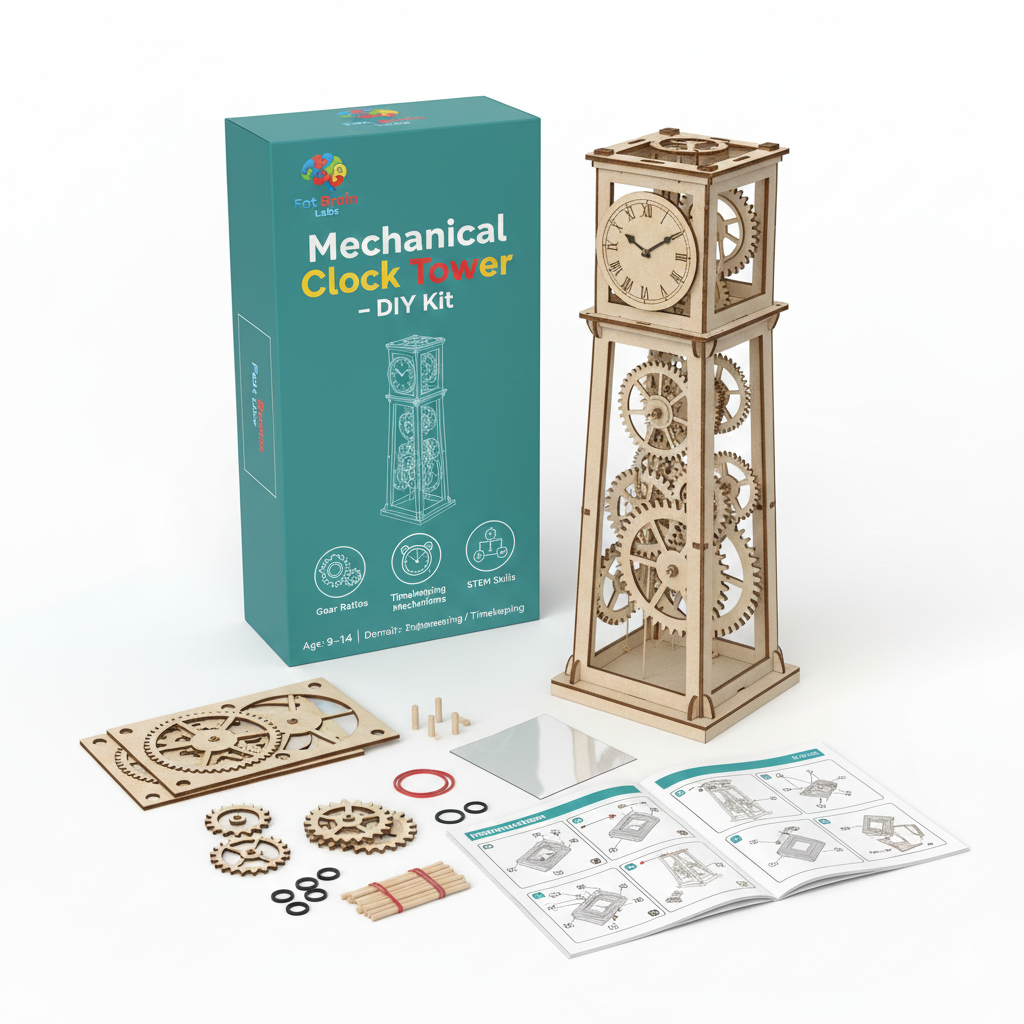 Mechanical Clock Tower - DIY Kit