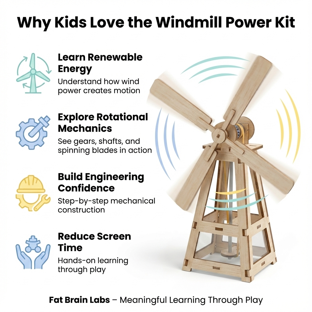 Windmill Power Kit - DIY Mechanical Build
