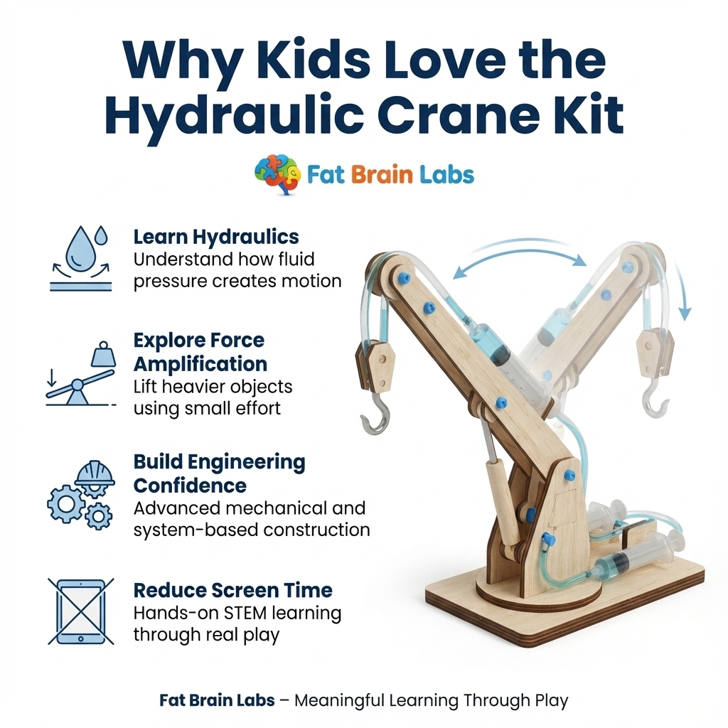 Hydraulic Crane Kit - DIY Mechanical Build