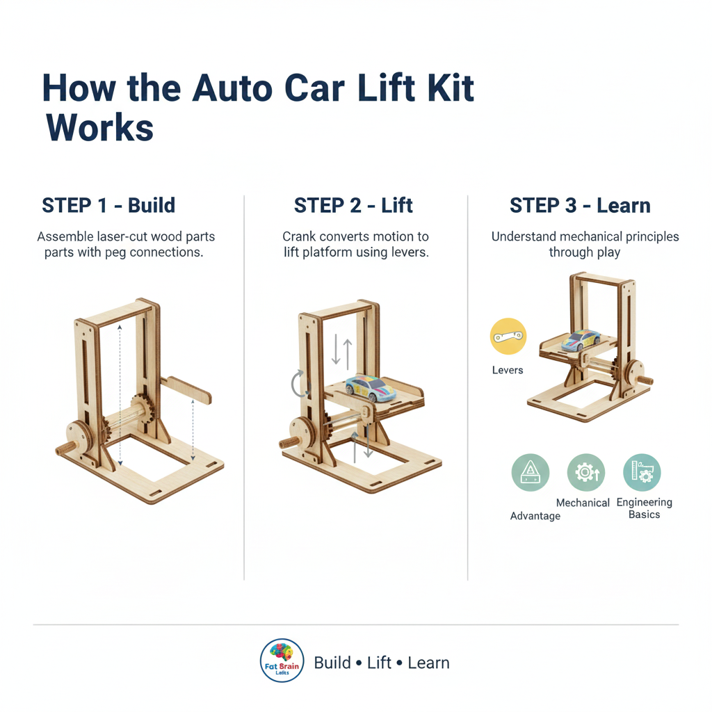 Auto Car Lift Kit - DIY Mechanical Build