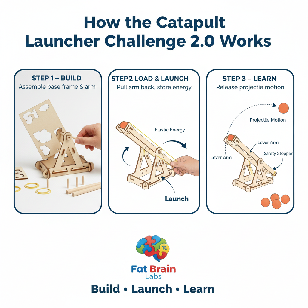 Catapult Launcher Challenge 2.0 – DIY Kit