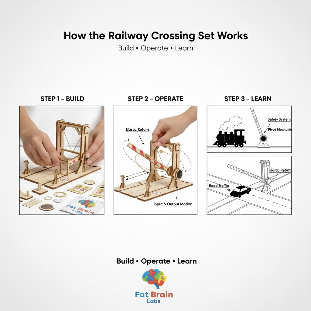 Railway Crossing Set - DIY Kit