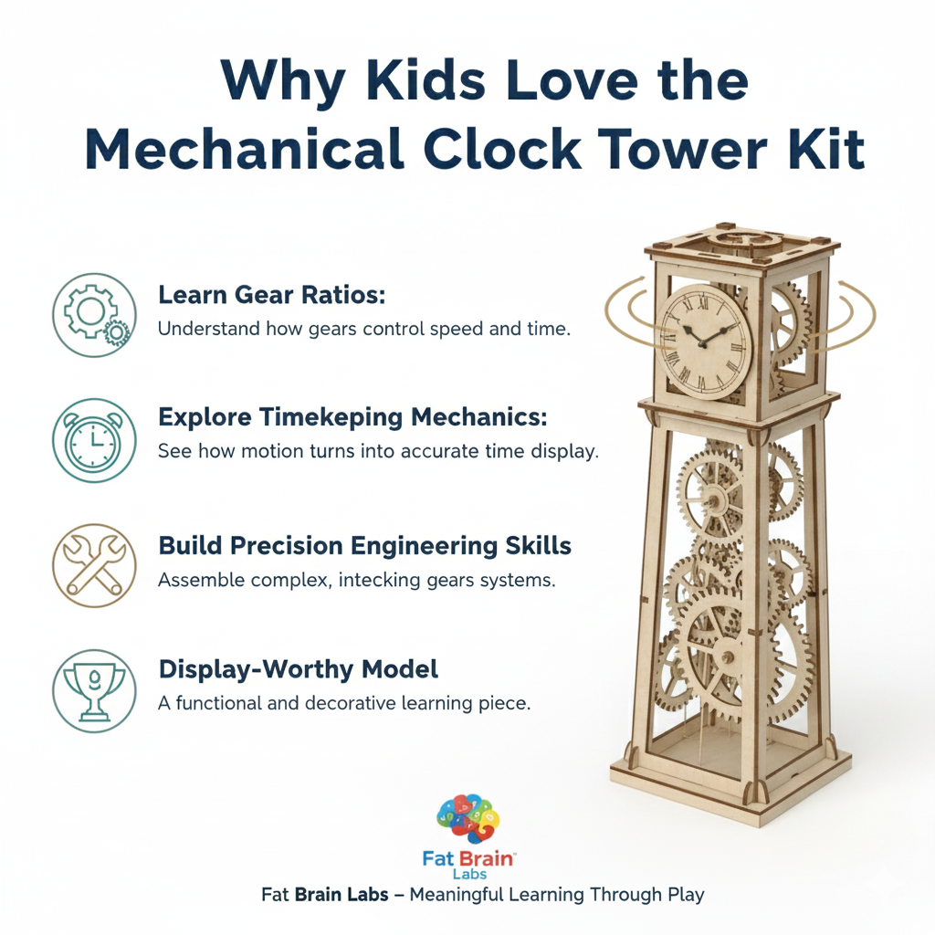 Mechanical Clock Tower - DIY Kit