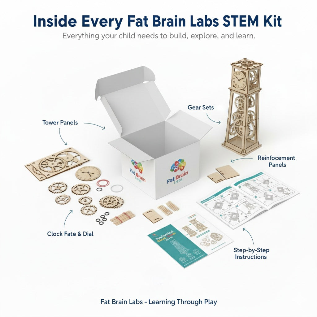 Mechanical Clock Tower - DIY Kit