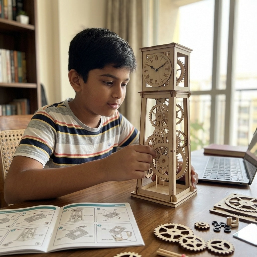 Mechanical Clock Tower - DIY Kit