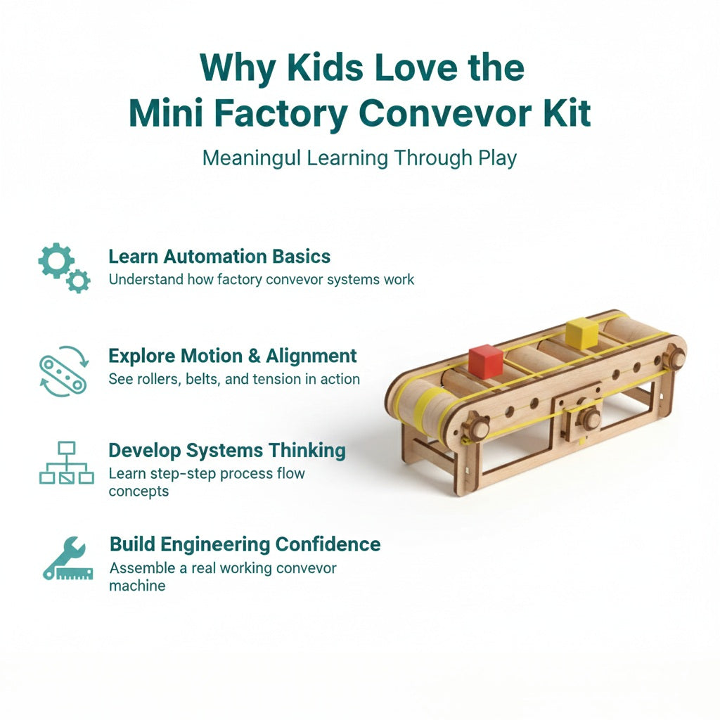 Mini Factory Conveyor – DIY Kit