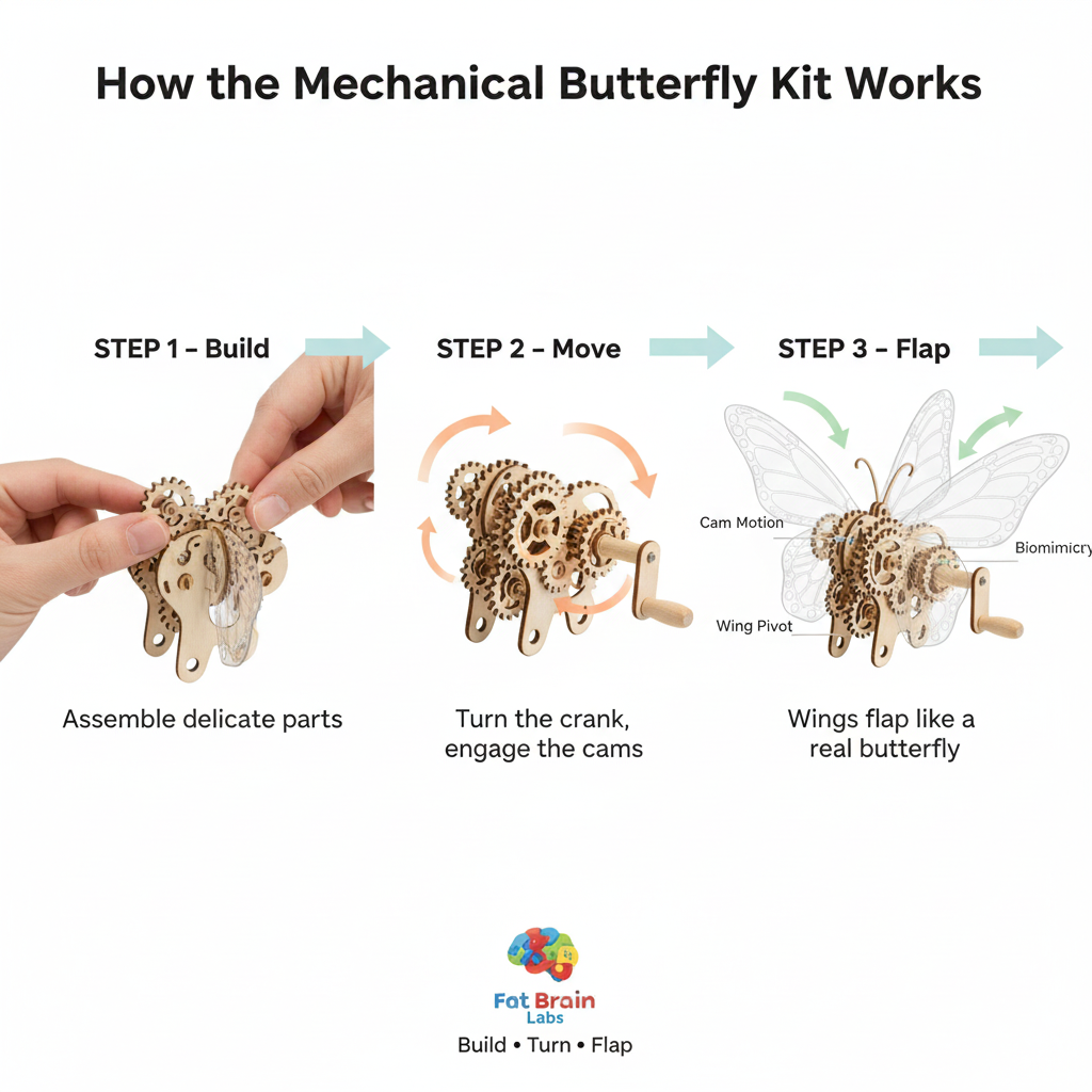Mechanical Butterfly - DIY Kit