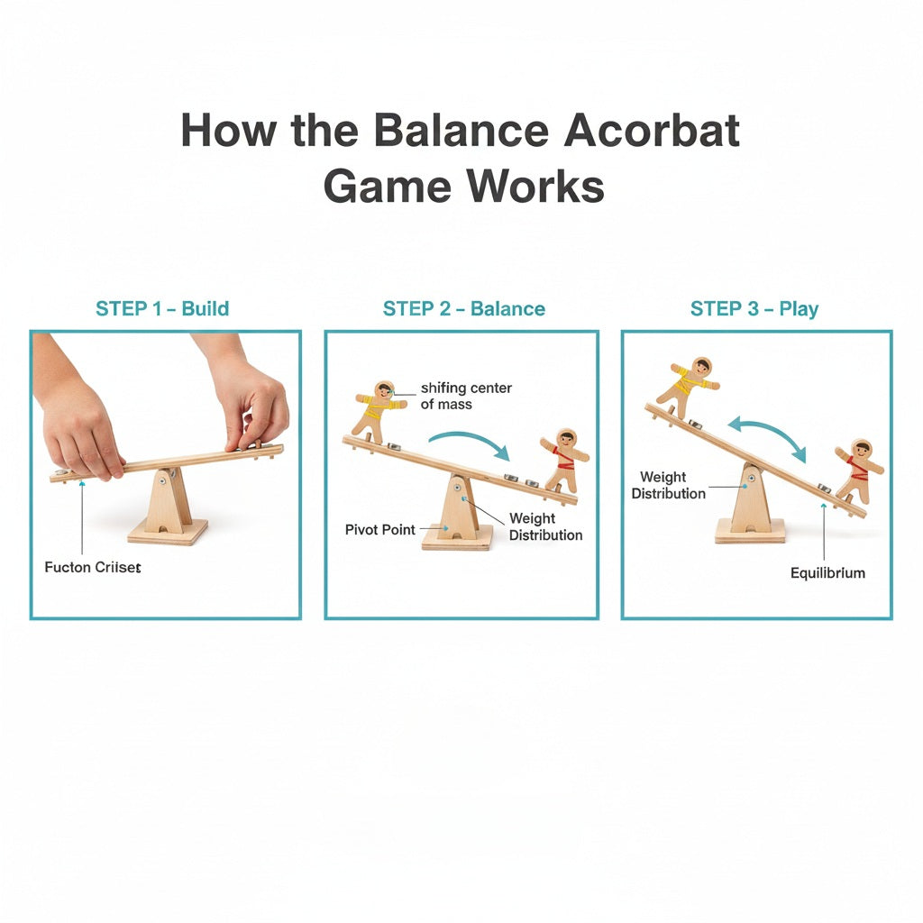 Balance Acrobat Game – DIY Kit