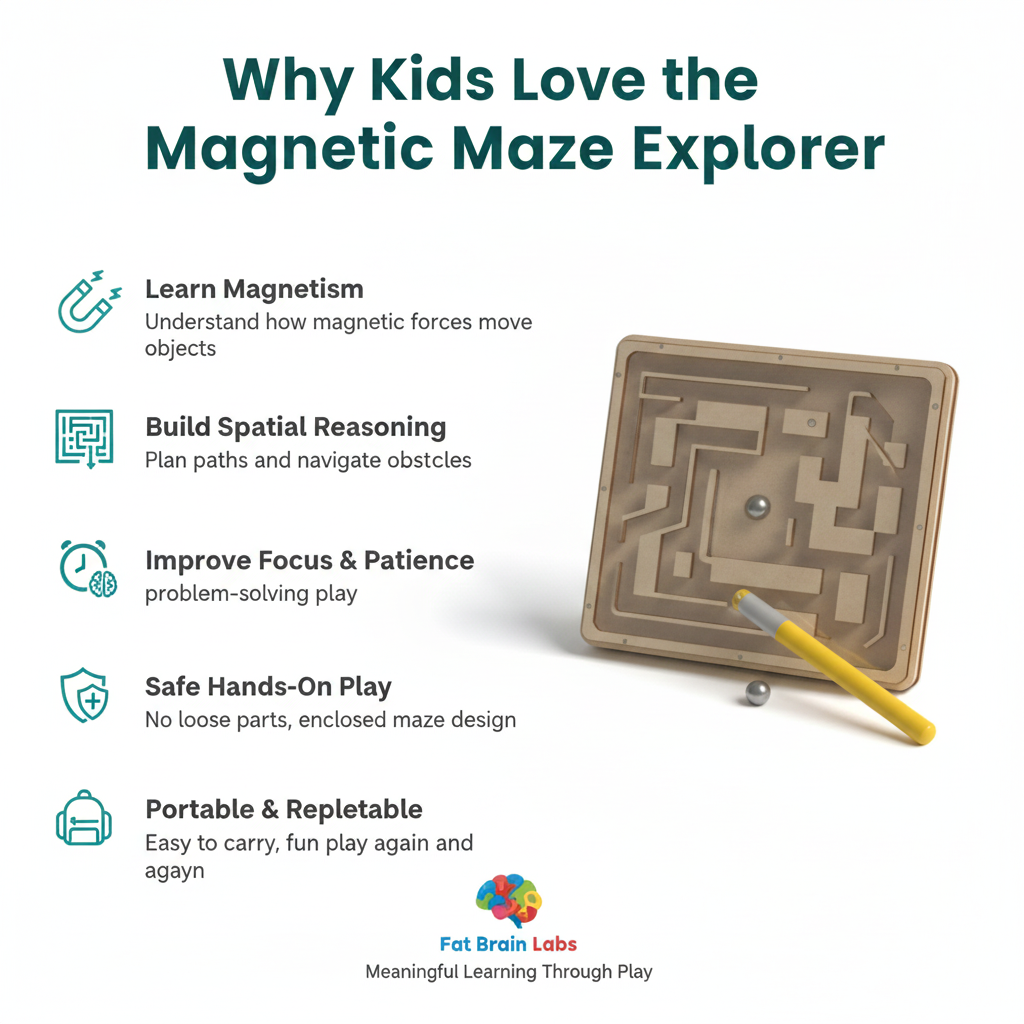 Magnetic Maze Explorer – DIY Kit