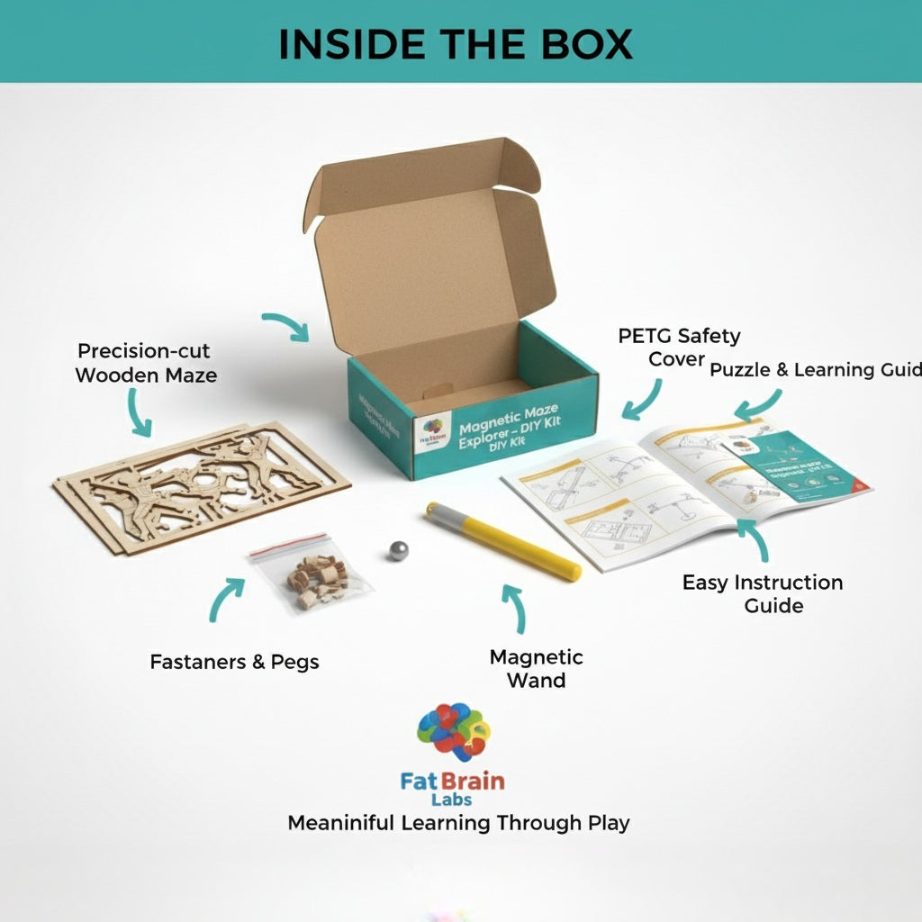 Magnetic Maze Explorer – DIY Kit