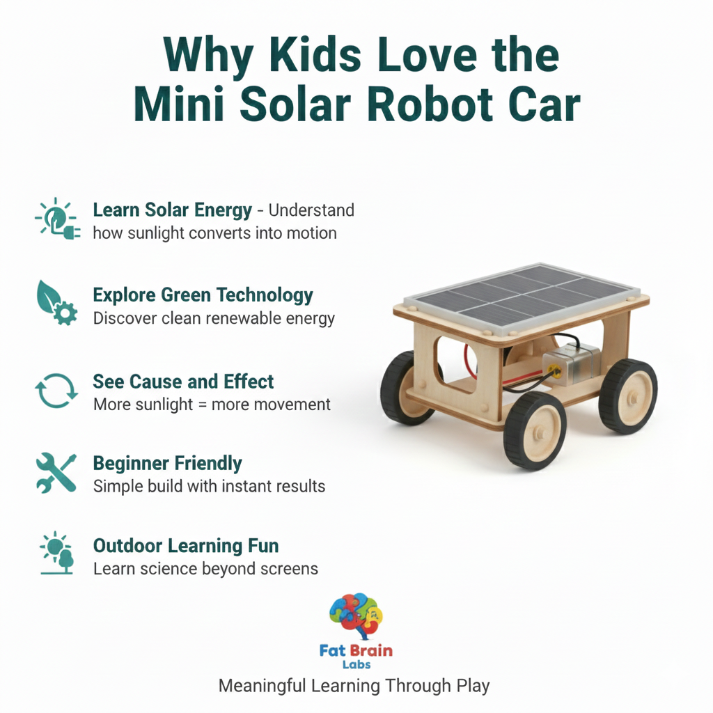Mini Solar Robot Car - DIY Kit