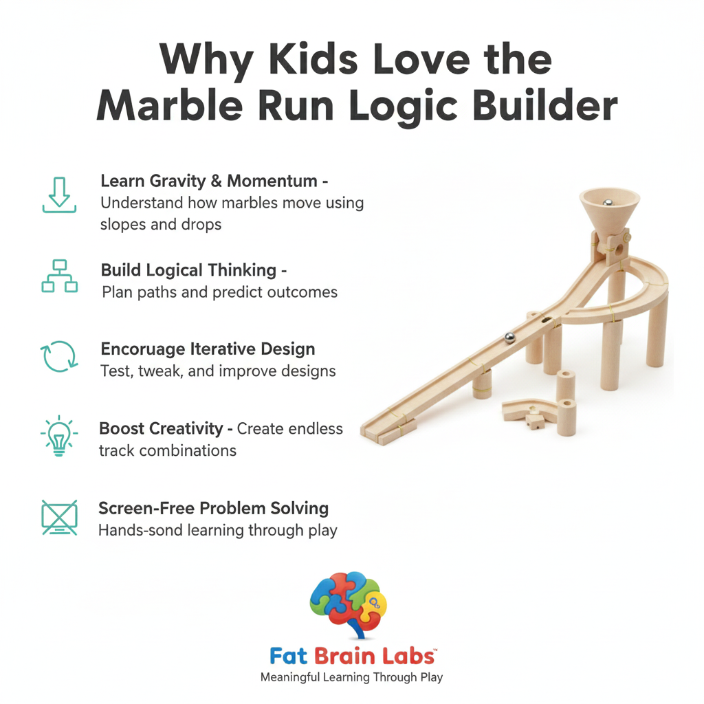 Marble Run Logic Builder - DIY Kit