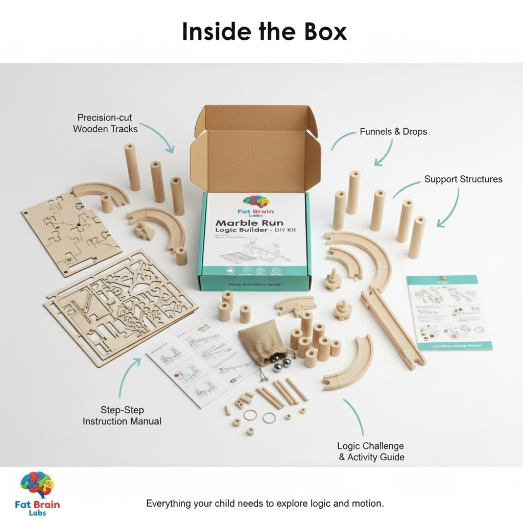 Marble Run Logic Builder - DIY Kit
