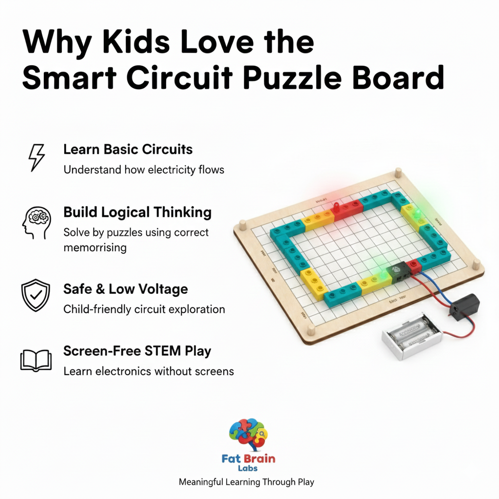 Smart Circuit Puzzle Board – DIY Kit