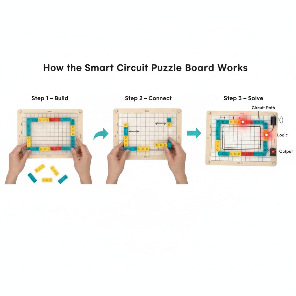 Smart Circuit Puzzle Board – DIY Kit