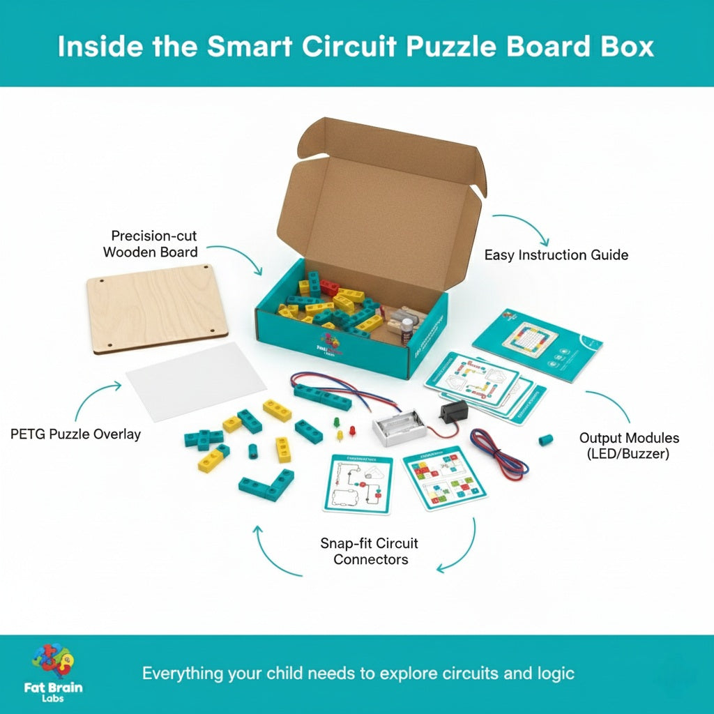 Smart Circuit Puzzle Board – DIY Kit