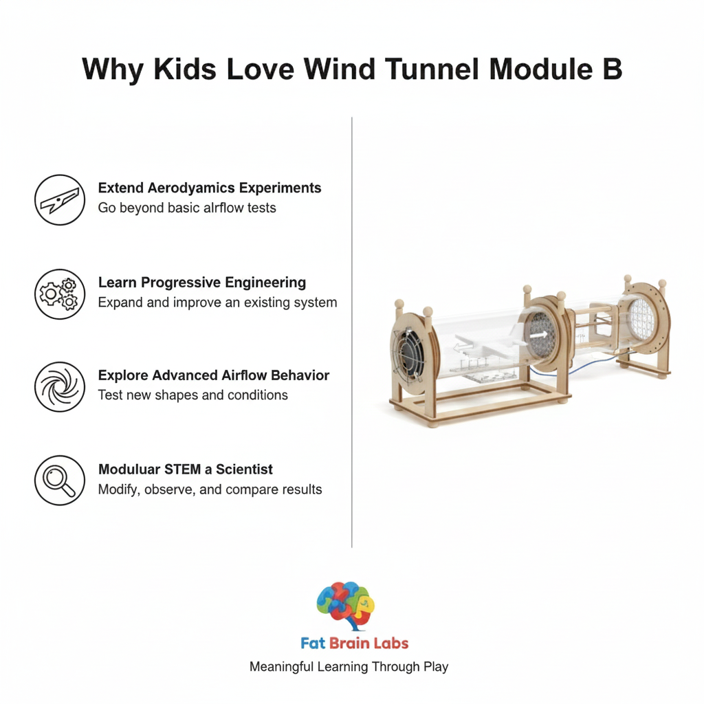 Mini Wind Tunnel Kit – Module B – DIY Kit