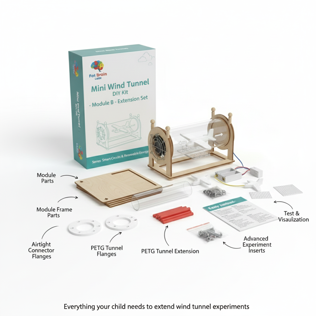 Mini Wind Tunnel Kit – Module B – DIY Kit